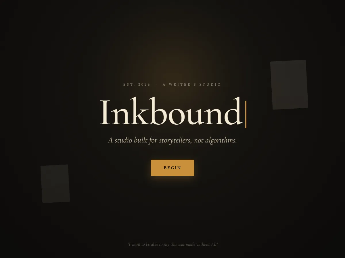 Inkbound website